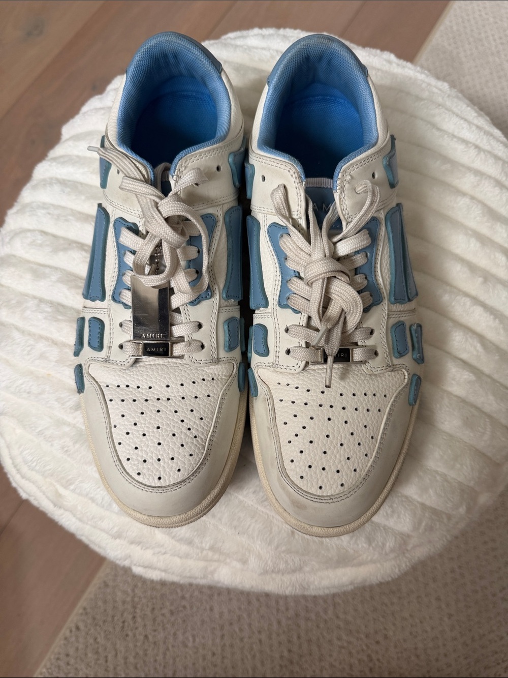 AMIRI Skel Top low sneakers. Sz US 8.5, excellent used condition. No box.